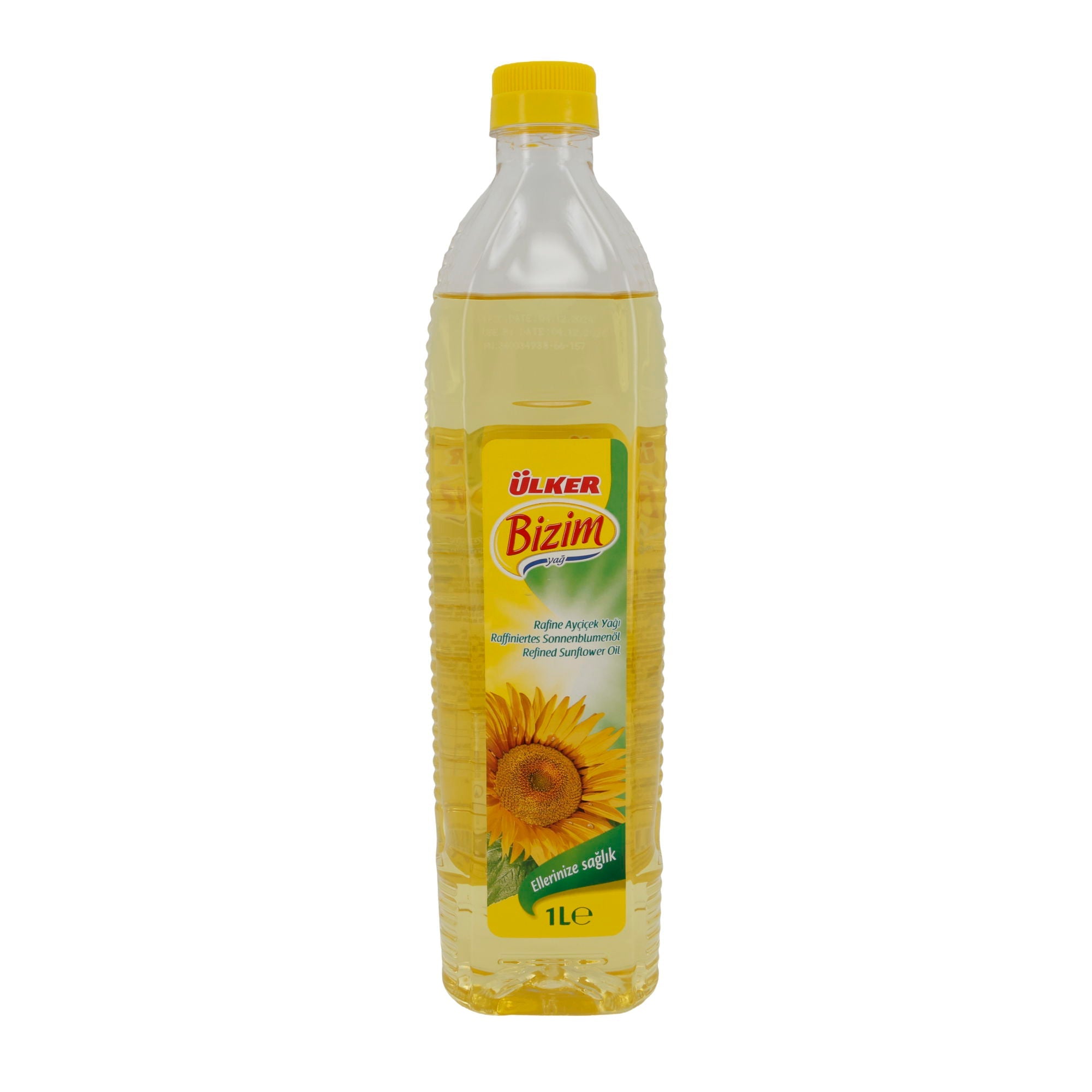 Sonnenblumenöl Ülker Bizim | Raffiniert | aus der Türkei | 1 Liter Flasche UELKER